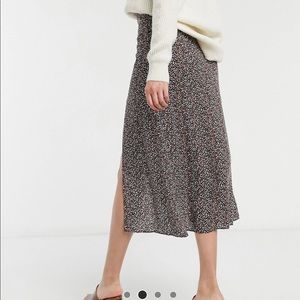 ASOS Patterned Midi Skirt